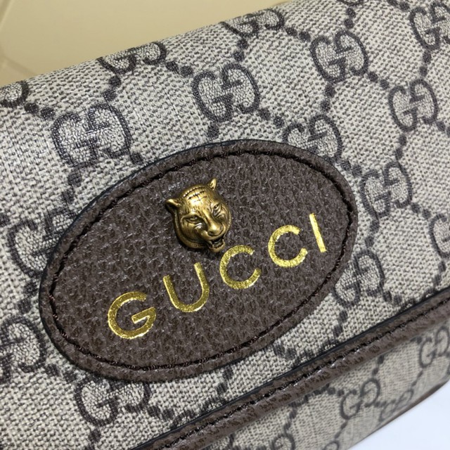 Gucci腰包 489617 古馳簡約款腰包 Gucci胸包腰包斜挎包 男女同款  gqy1860